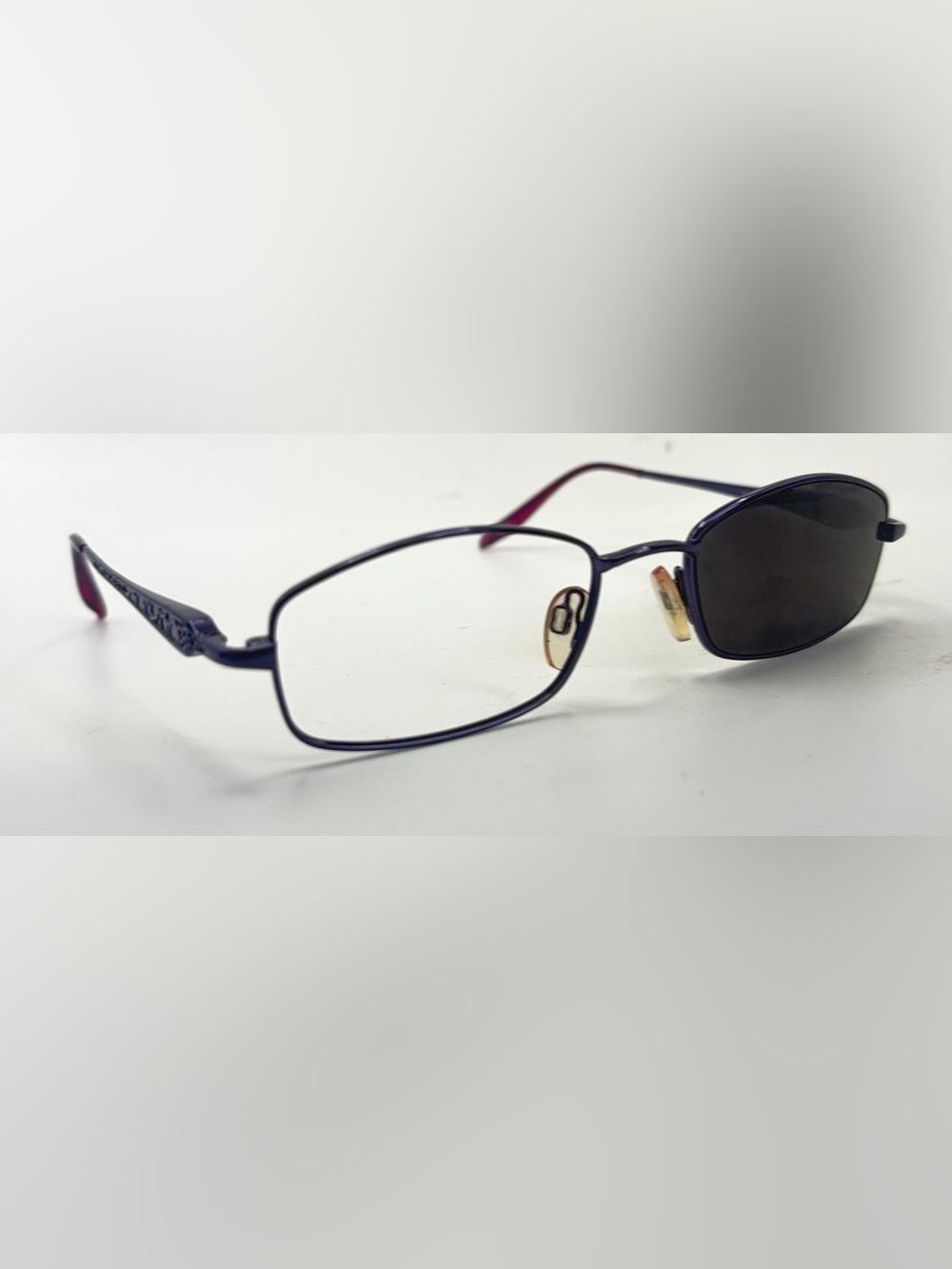 Modern Kind Purple Oval Sunglasses Frames Only